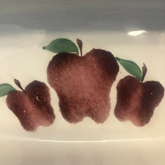 Neher "Clay In Motion" vintage Pottery Apple Design Loaf Baking Dish Recipe 1995 - Picture 3 of 10